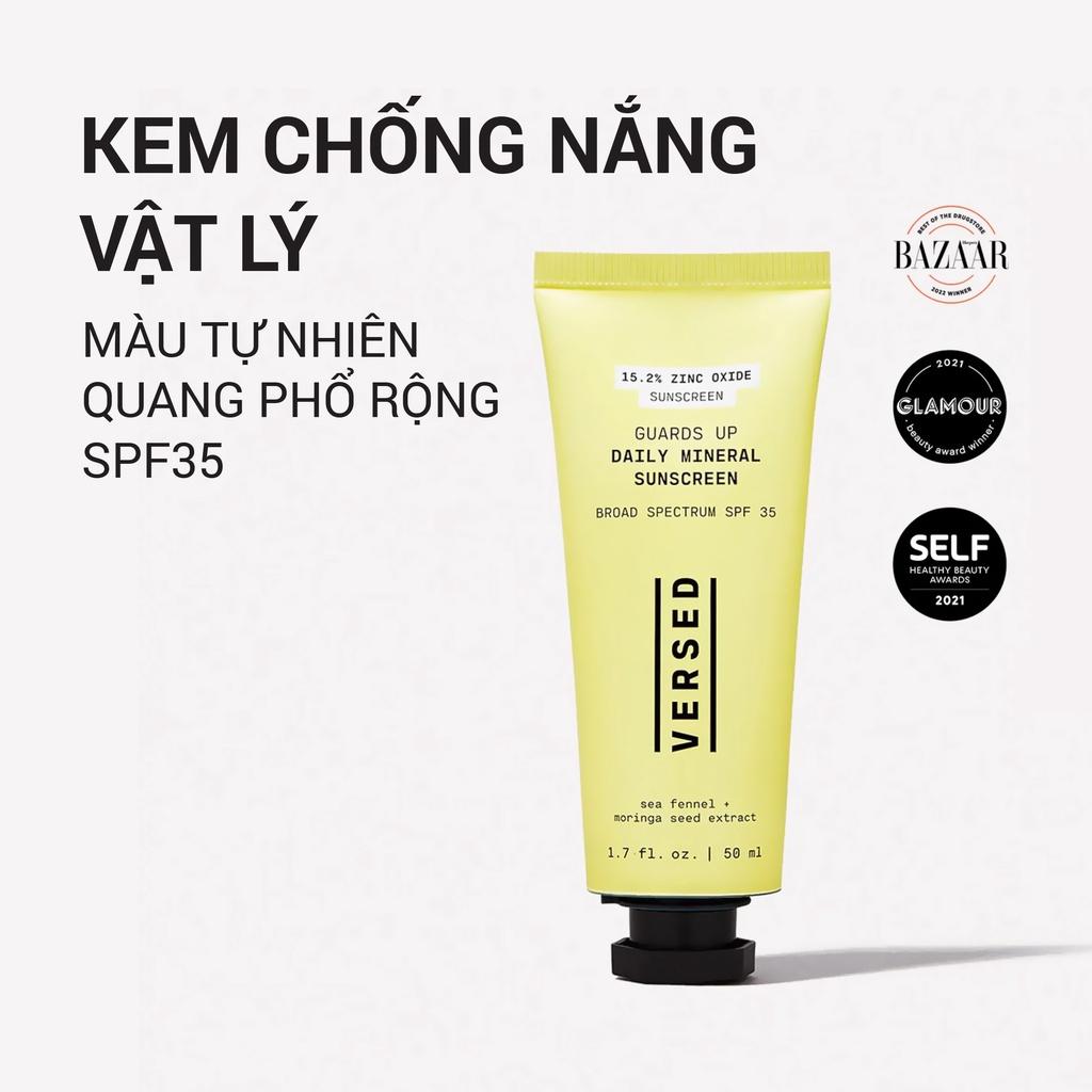 Kem chống nắng vật lý màu tự nhiênquang phổ rộng SPF35 Versed | Guards up-duoc-ban-tai-Offload Spa