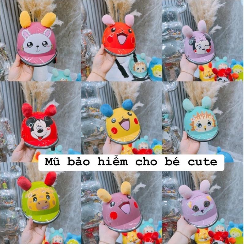 Mũ bảo hiểm cho bé, mũ bảo hiểm hoạt hình nhiều họa tiết-duoc-ban-tai-Quỳnh vy