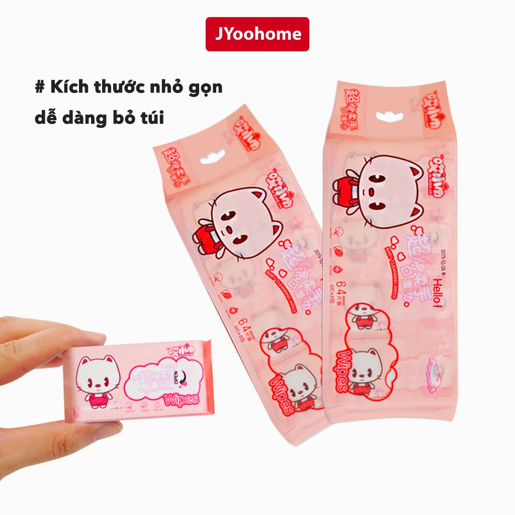 Bịch 64 Khăn Giấy Ướt Mini Bỏ Túi zingee Khăn Ướt Đa Năng Du Lịch Dùng Được cho mọi lứa tuổi-duoc-ban-tai-Quỳnh vy