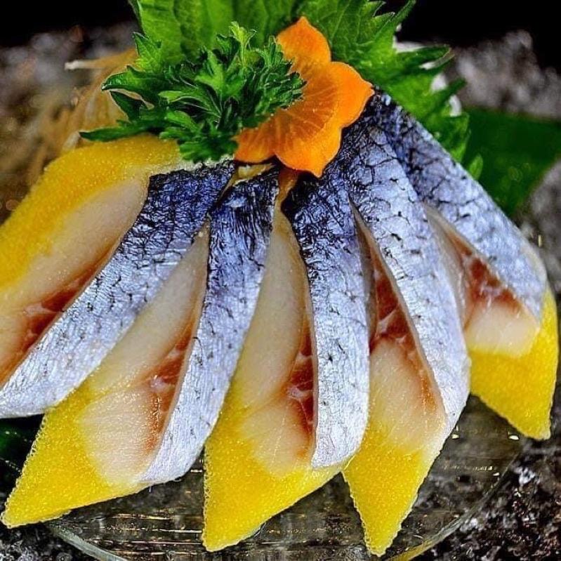 [HỎA TỐC SG] Cá trích ép trứng sashimi Nhật vàng/hồng/xanh Nissi - 1 thanh tách lẻ-duoc-ban-tai-Hải Sản Phương Châu