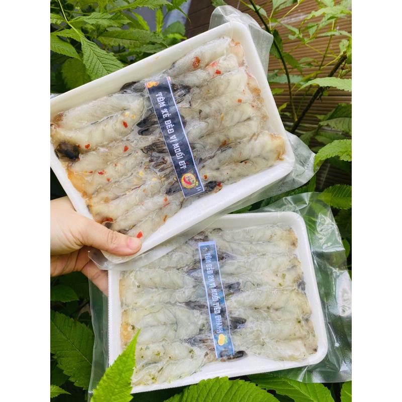 Tôm xẻ dẻo hai nắng vị muối tiêu chanh-duoc-ban-tai-Hải Sản Phương Châu