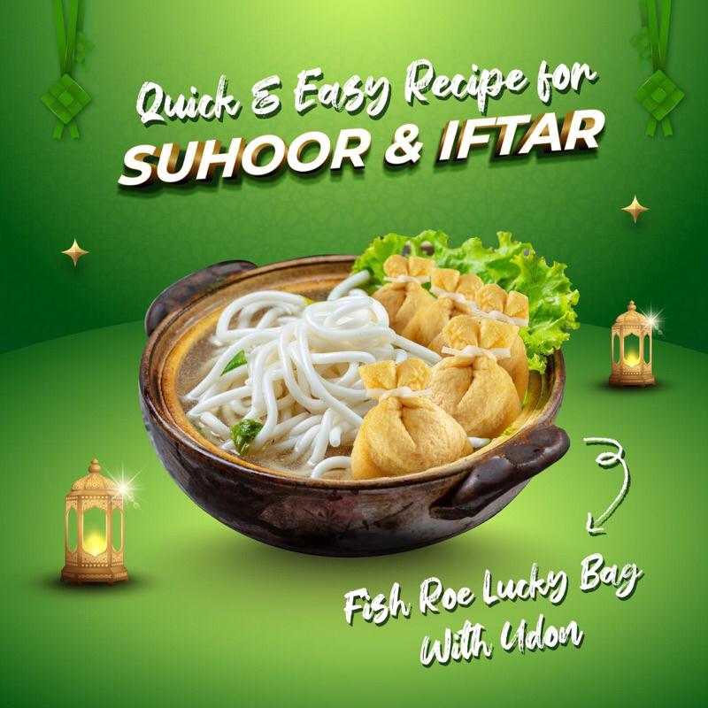 [HỎA TỐC SG] Viên thả lẩu túi tiền may mắn trứng cá Fish Roe Lucky Bag EB Malaysia-duoc-ban-tai-Hải Sản Phương Châu