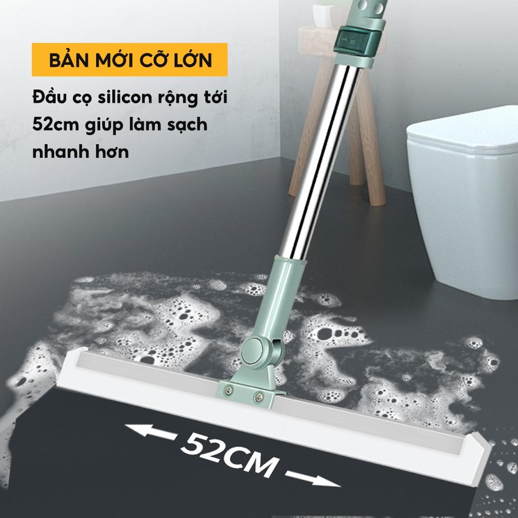 Chổi gạt nước sàn nhà tắm nhà vệ sinh ZINGEE- Chổi quét nhà đầu silicon dẻo lau kính, góc tường-duoc-ban-tai-Quỳnh vy
