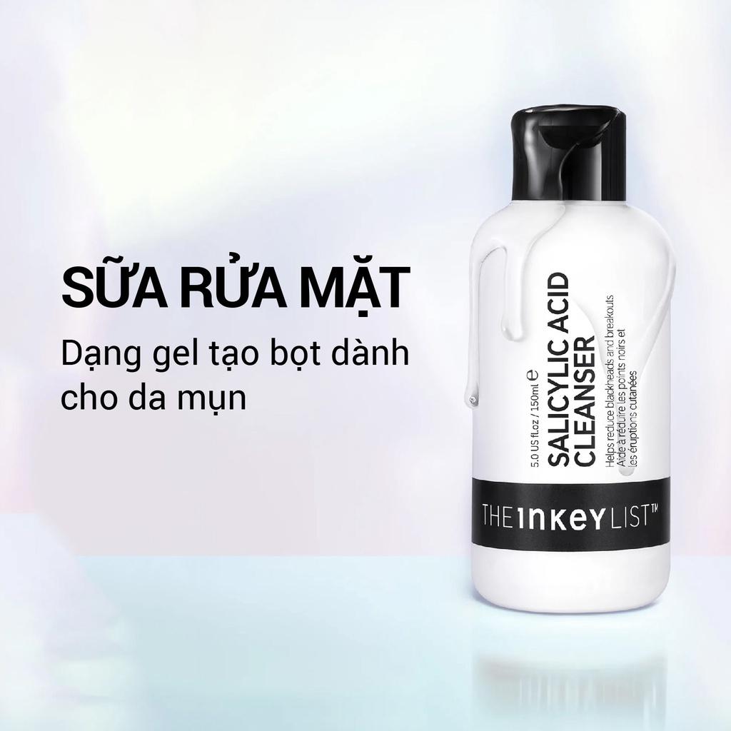 Sữa rửa mặt dạng gel cho da dầu mụn The Inkey List |  Salicylic Acid Cleanser-duoc-ban-tai-Offload Spa