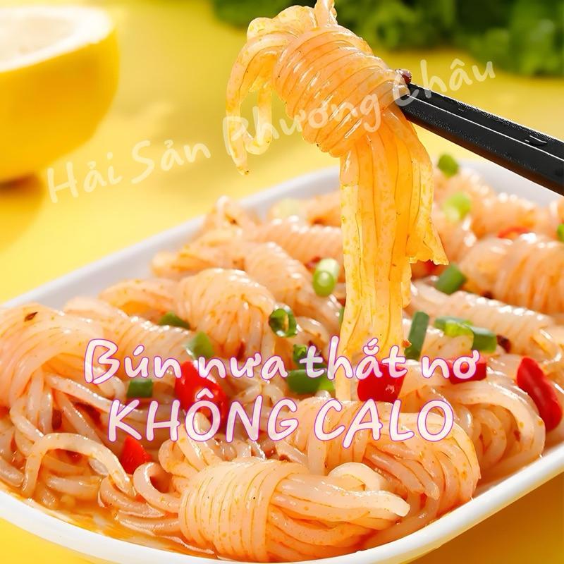 [HỎA TỐC SG] Bún nưa thắt nơ không calo healthy nhúng lẩu trộn 260g-duoc-ban-tai-Hải Sản Phương Châu