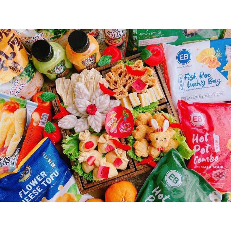 [HỎA TỐC SG] Viên thả lẩu túi tiền may mắn trứng cá Fish Roe Lucky Bag EB Malaysia-duoc-ban-tai-Hải Sản Phương Châu