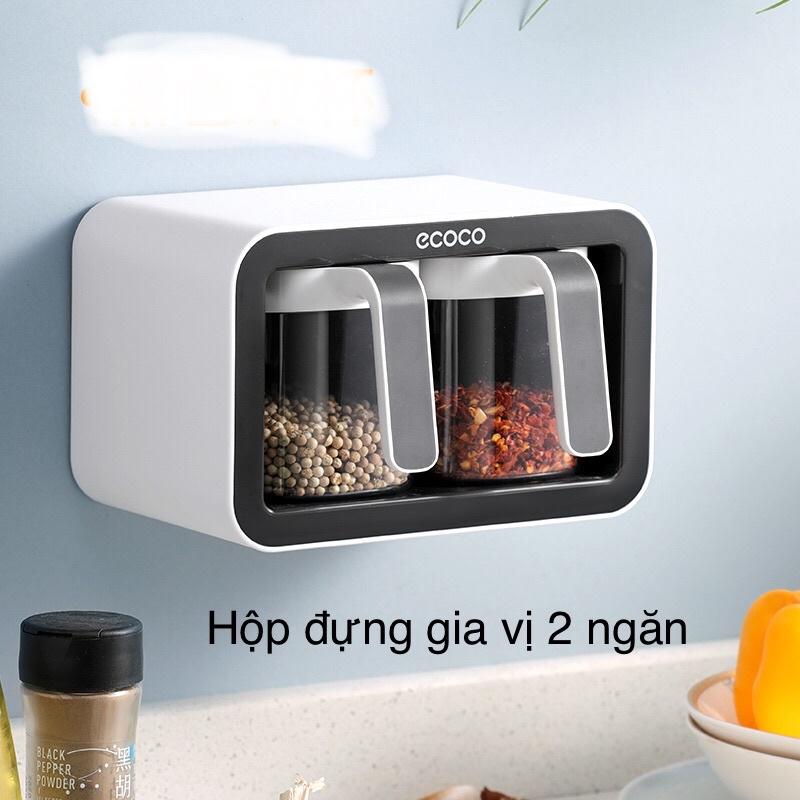 KỆ GIA VỊ 2 NGĂN DÍNH TƯỜNG NHÀ BẾP CAO CẤP E2006-duoc-ban-tai-Quỳnh vy