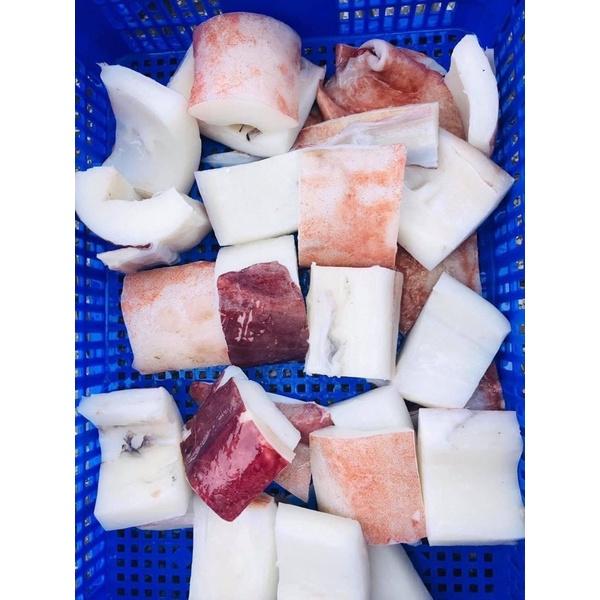 Mực lá đại dương cắt khúc-duoc-ban-tai-Hải Sản Phương Châu