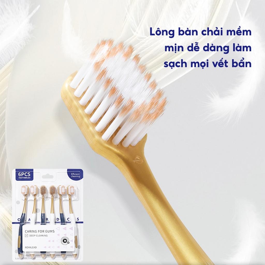 Bộ 6 bàn chải đánh răng lông tơ mềm mại zingee, Bàn chải Than tre hoạt tính nội địa Trung siêu êm-duoc-ban-tai-Quỳnh vy