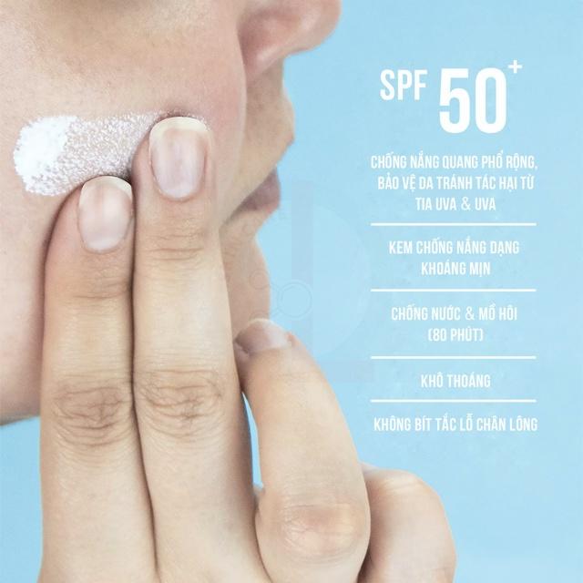 Kem chống nắng khoáng chất mịn mượt Blue Lizard | Sheer Mineral Sunscreen Lotion for Face SPF 50+-duoc-ban-tai-Offload Spa
