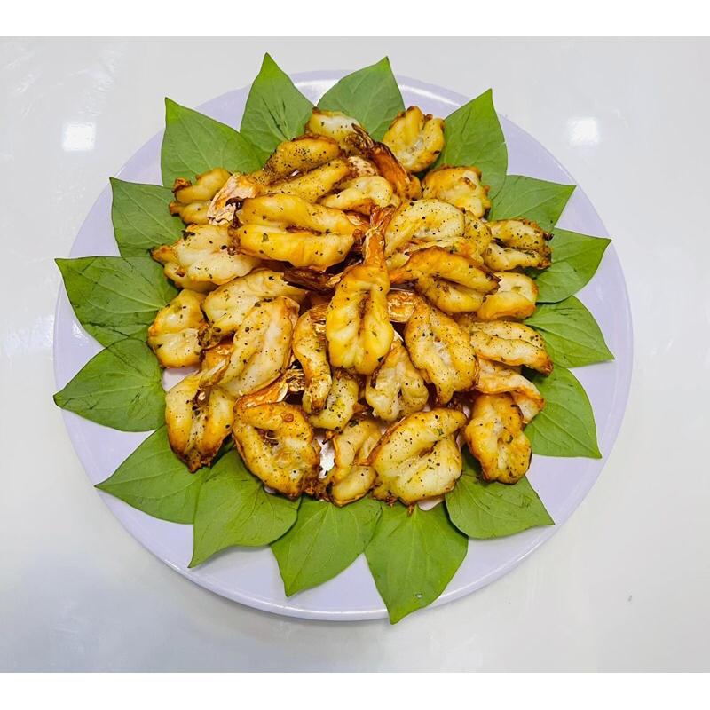 Tôm xẻ dẻo hai nắng vị muối tiêu chanh-duoc-ban-tai-Hải Sản Phương Châu