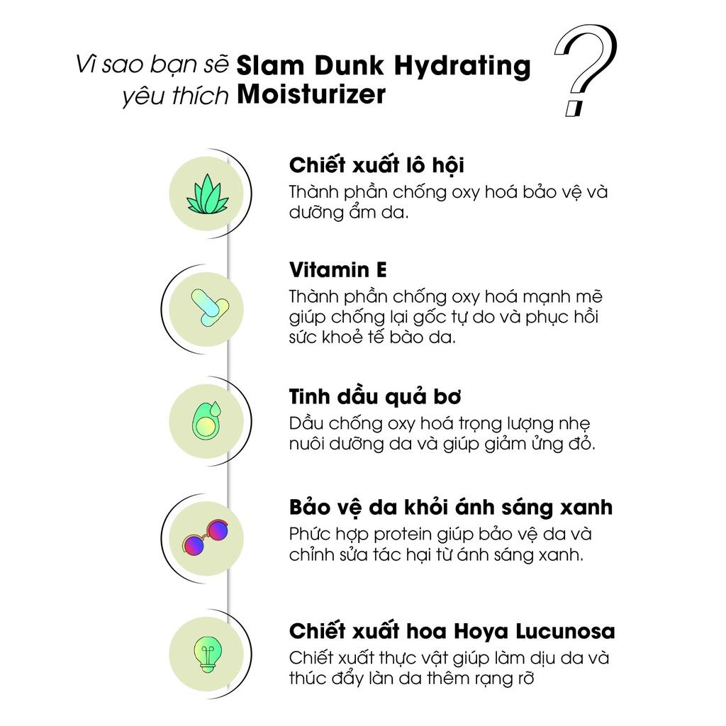 Kem dưỡng cấp ẩm Bubble | Slam Dunk chống oxy hoá dành cho da thường đến da khô với dầu trái bơ và nước ép lô hội-duoc-ban-tai-Offload Spa