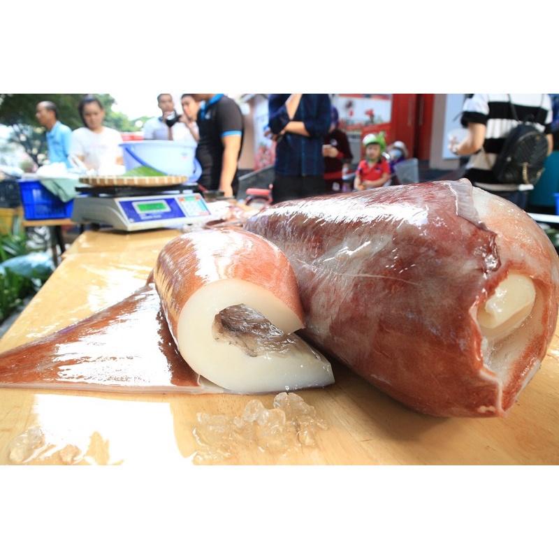 Mực lá đại dương cắt khúc-duoc-ban-tai-Hải Sản Phương Châu