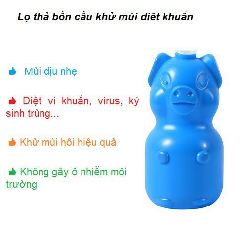 Lọ heo thả bồn cầu khử mùi tolet, nước tẩy bồn cầu làm sạch vết bẩn-duoc-ban-tai-Quỳnh vy