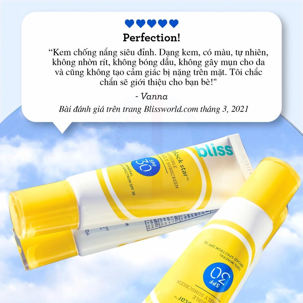Kem chống nắng vật lý hàng ngày Bliss Block Star SPF 30-duoc-ban-tai-Offload Spa
