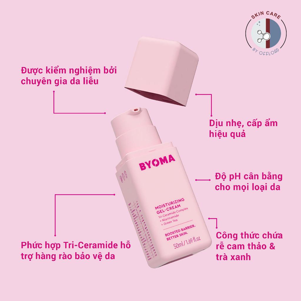 Dưỡng ẩm dạng kem gel Byoma | Moisturizing Gel Cream 50ml trọng lượng nhẹ, không dầu, dành cho da dầu / da hỗn hợp-duoc-ban-tai-Offload Spa
