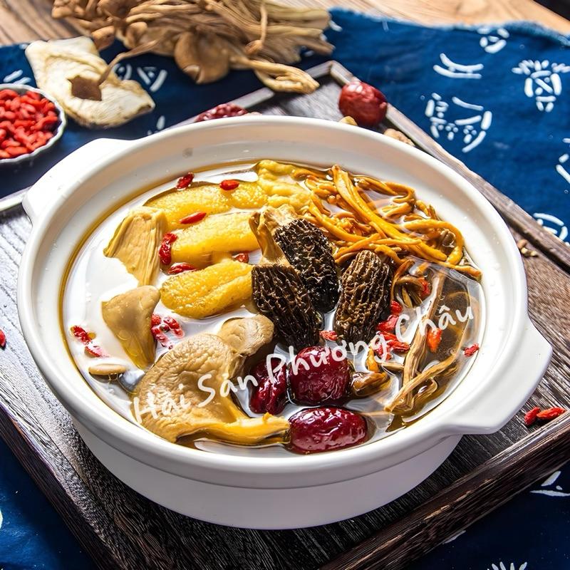 Set nấm khô thiên quý 12 vị Vân Nam 110g-duoc-ban-tai-Hải Sản Phương Châu