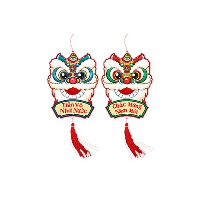 Set 6 Dây Liễn Trang Trí Tết Treo cành Đào, Mai 2025 KT 6*8cm Đa Sắc đem lại may mắn tài lộc-duoc-ban-tai-Quỳnh vy