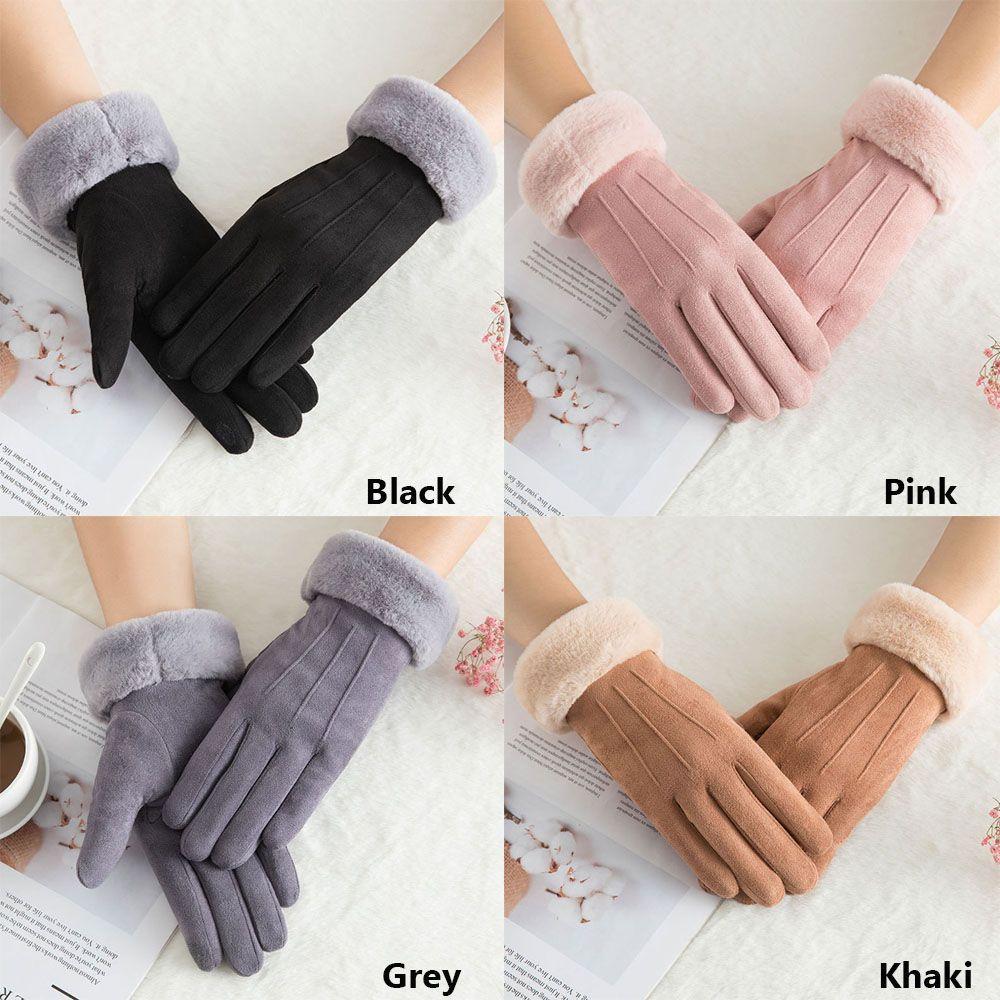 Găng tay nỉ bông- Găng tay nữ sử dụng được điện thoại cảm ứng-duoc-ban-tai-Quỳnh vy