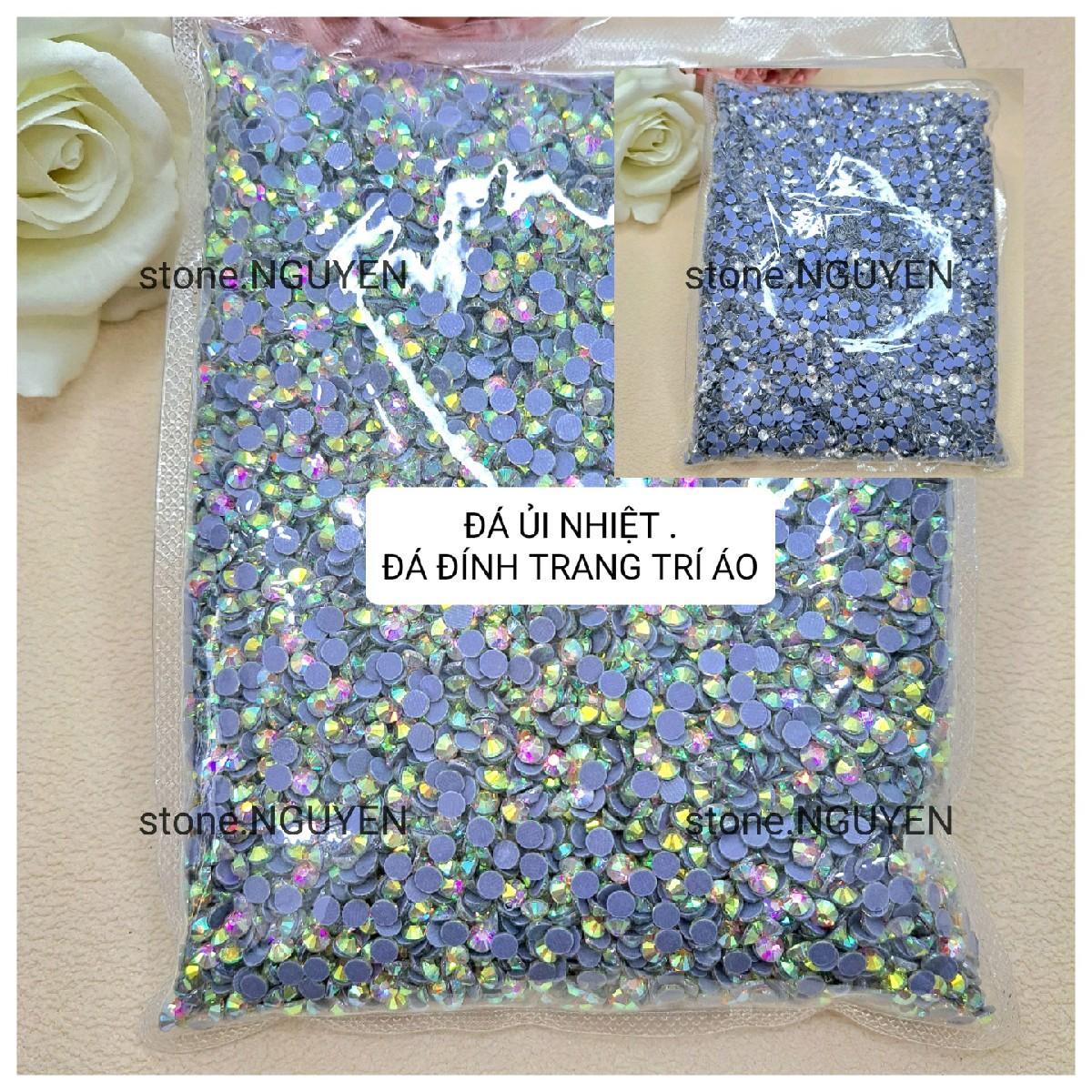 ĐÁ ỦI NHIỆT LOẠI A ĐẸP - ĐÁ MÀU TRẮNG VÀ MÀU BẢY MÀU/CỪ AB -  ĐÁ ĐÍNH QUẦN ÁO-duoc-ban-tai-0776610669.STONE.NGUYEN