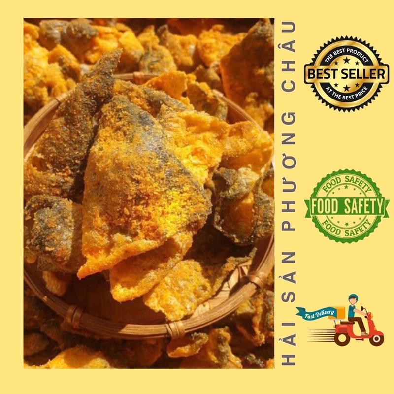 [HỎA TỐC SG] Da cá lắc trứng muối thơm ngon ăn vặt 250g-duoc-ban-tai-Hải Sản Phương Châu