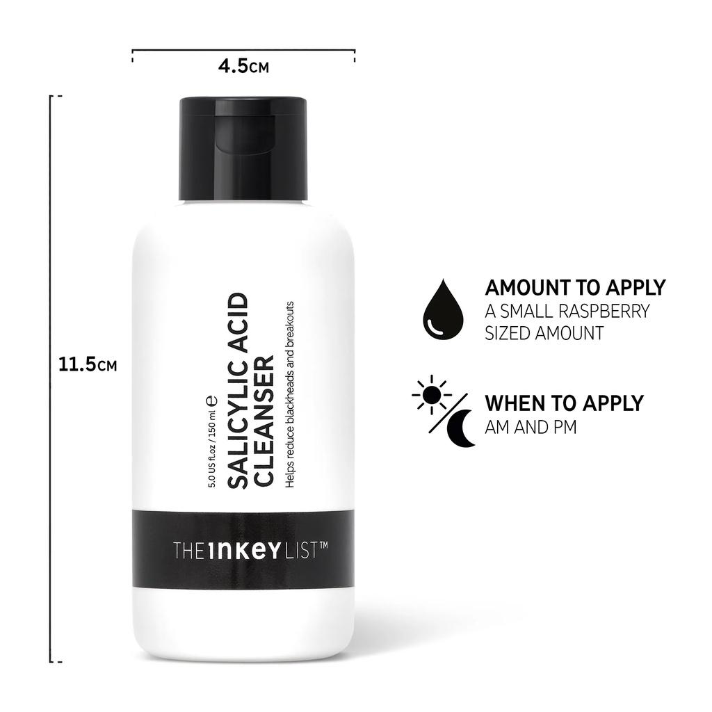 Sữa rửa mặt dạng gel cho da dầu mụn The Inkey List |  Salicylic Acid Cleanser-duoc-ban-tai-Offload Spa