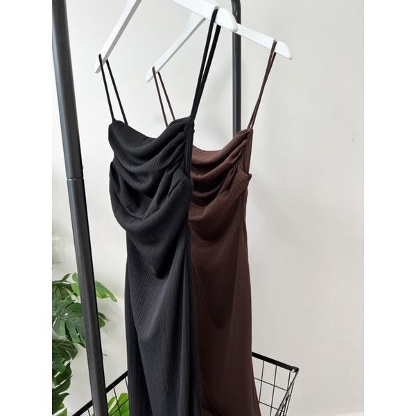 Đầm Váy Body Cổ Đổ Hở Lưng Sang Trọng Mặc Đi Du Lịch Đi Biển Đi Tiệc Sự Kiện Sang Chảnh (Hàng chuẩn ảnh ) M513N-duoc-ban-tai-ANNA'S STORE CHUYÊN SỈ