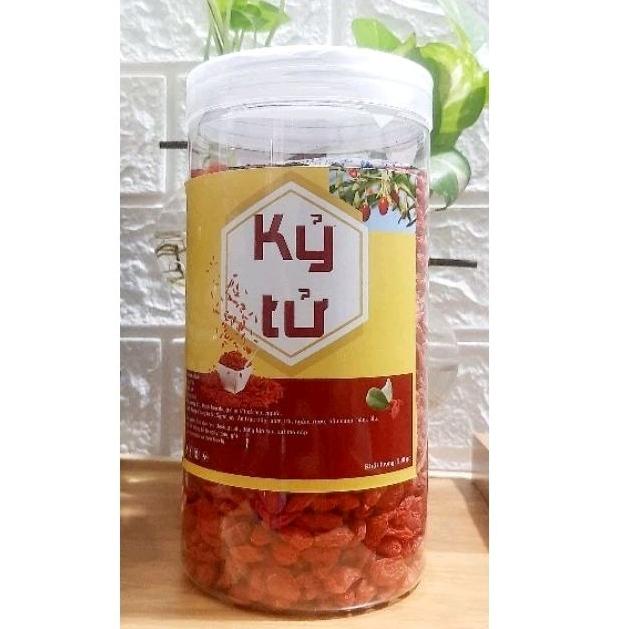 Kỷ tử đỏ loại thượng hạng: quả khô rời, đỏ đẹp, to đều + ngon ngọt đóng hộp 500gr-duoc-ban-tai-Đông y Việt Phương