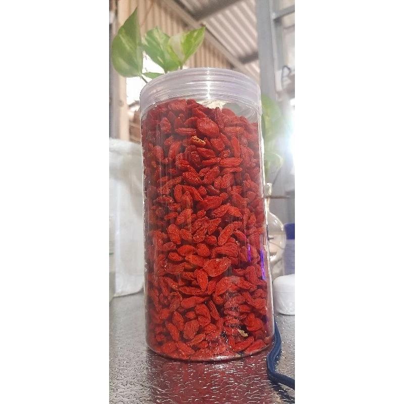 Kỷ tử đỏ loại thượng hạng: quả khô rời, đỏ đẹp, to đều + ngon ngọt đóng hộp 500gr-duoc-ban-tai-Đông y Việt Phương