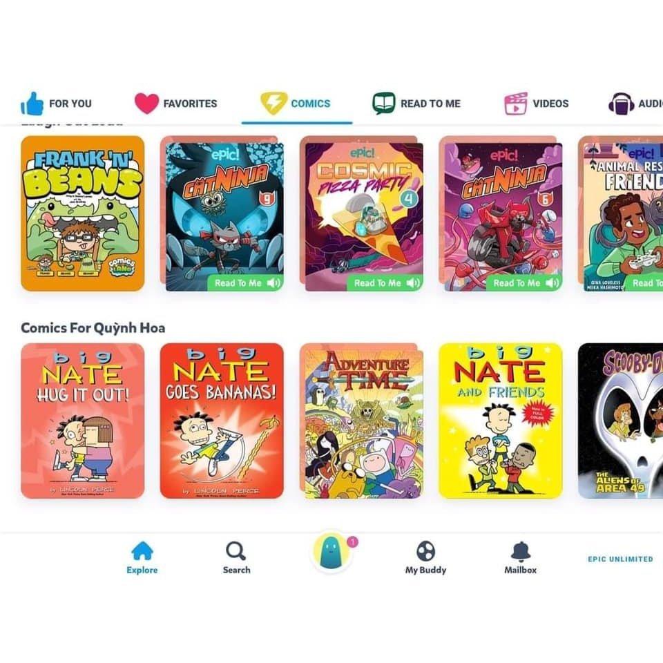 Tài khoản Epic - Tài khoản đọc sách (Gói 1 năm) - Thư viện sách hàng đầu nổi tiếng cho bé từ 3-16 tuổi-duoc-ban-tai-Nhà sách Hạnh Phúc