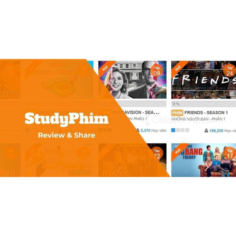 Studyphim - tài khoản học Tiếng Anh qua phim phụ đề song ngữ (Gói 2 năm)-duoc-ban-tai-Nhà sách Hạnh Phúc