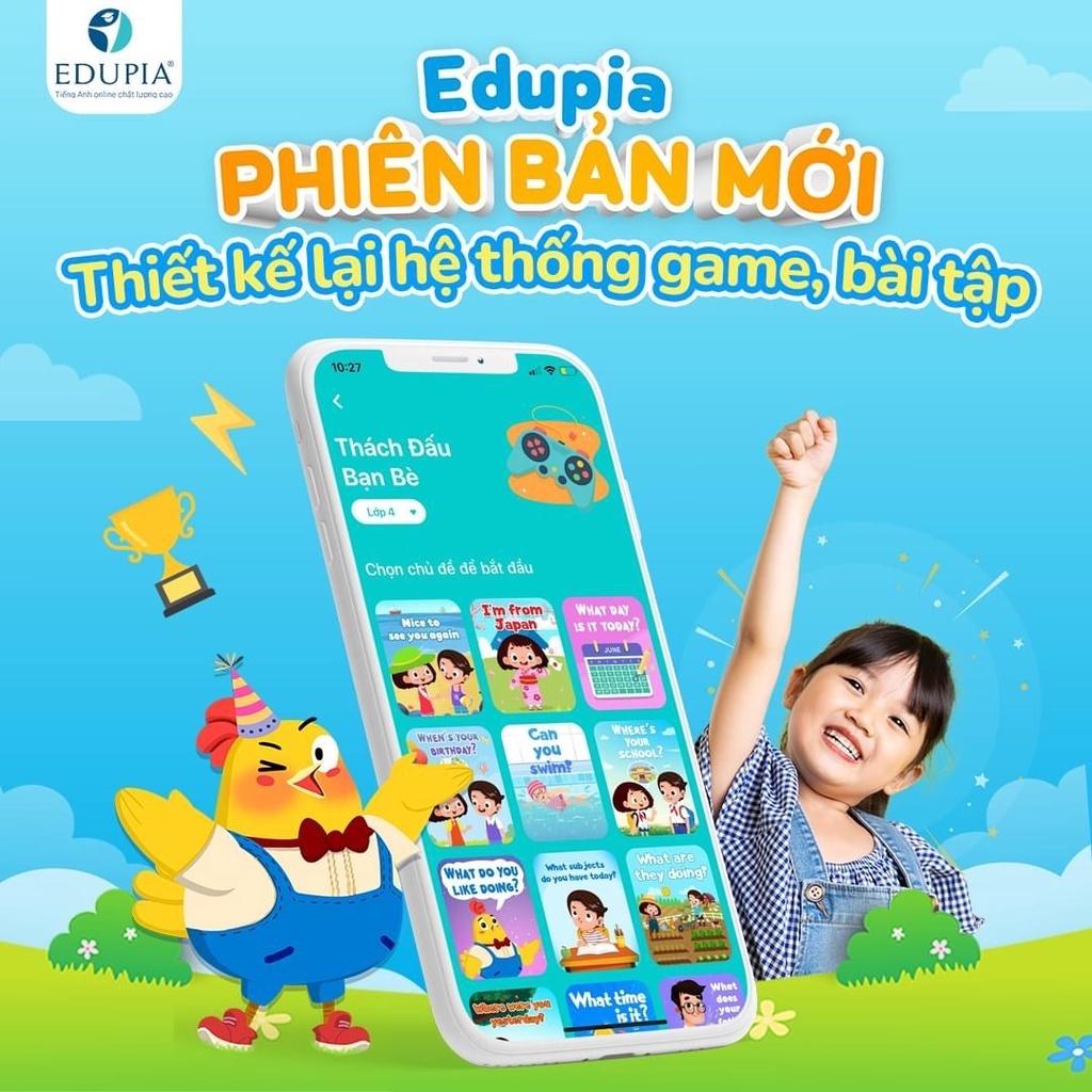 Edupia Tiểu học - ứng dụng học Tiếng Anh Edupia chuẩn Quốc tế-duoc-ban-tai-Nhà sách Hạnh Phúc