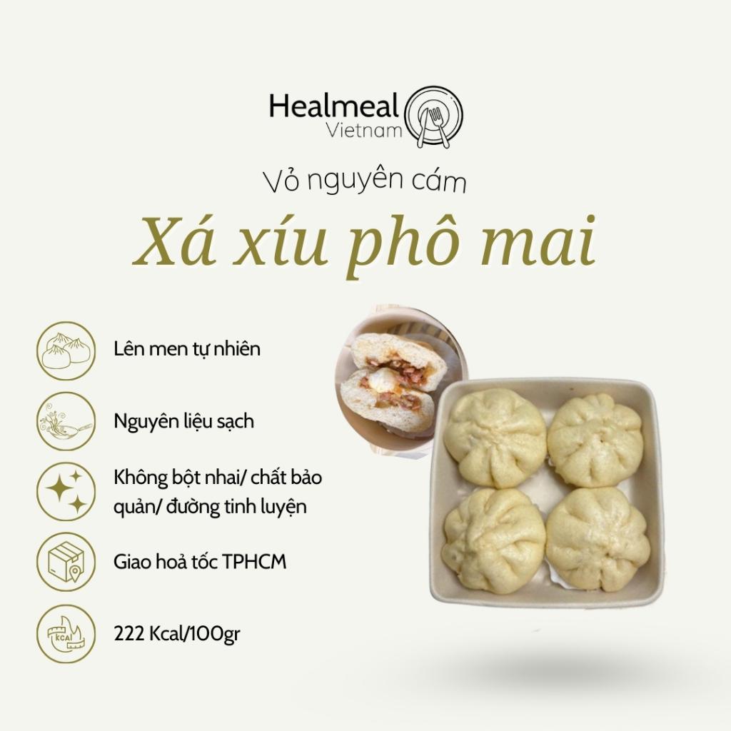 [HCM] Bánh bao nguyên cám xá xíu phô mai-duoc-ban-tai-Healmeal Vietnam