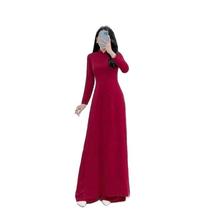 AODAITHIENHUE/ÁO DÀI TRUYỀN THỐNG CỔ 3CM, TRƠN, CHẤT LỤA MỸ Nữ-duoc-ban-tai-tigtig1a
