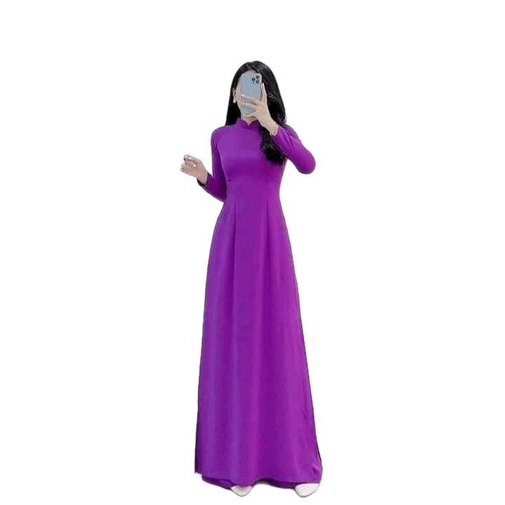 AODAITHIENHUE/ÁO DÀI TRUYỀN THỐNG CỔ 3CM, TRƠN, CHẤT LỤA MỸ Nữ-duoc-ban-tai-tigtig1a