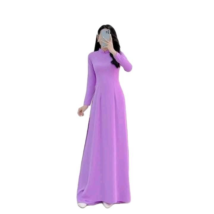 AODAITHIENHUE/ÁO DÀI TRUYỀN THỐNG CỔ 3CM, TRƠN, CHẤT LỤA MỸ Nữ-duoc-ban-tai-tigtig1a