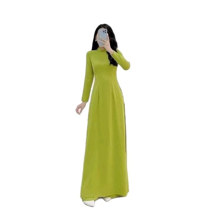 AODAITHIENHUE/ÁO DÀI TRUYỀN THỐNG CỔ 3CM, TRƠN, CHẤT LỤA MỸ Nữ-duoc-ban-tai-tigtig1a