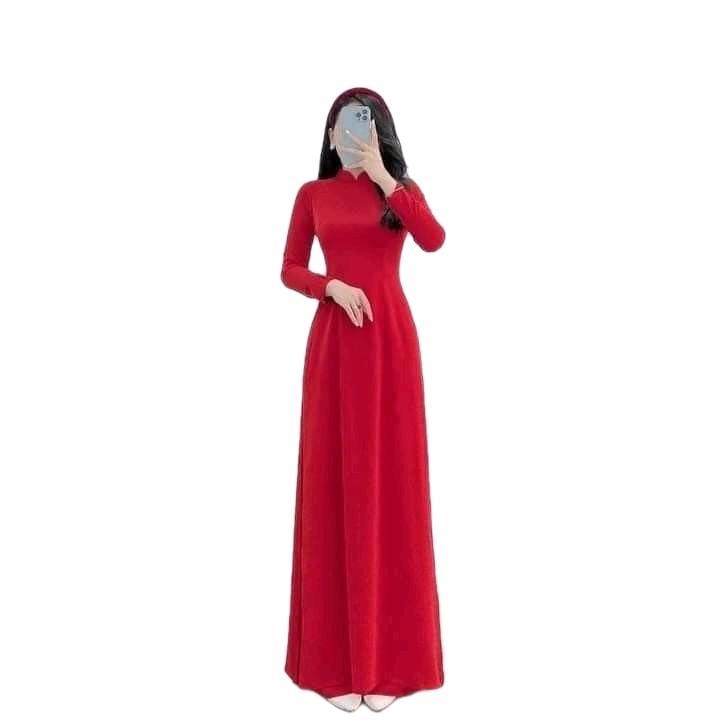 AODAITHIENHUE/ÁO DÀI TRUYỀN THỐNG CỔ 3CM, TRƠN, CHẤT LỤA MỸ Nữ-duoc-ban-tai-tigtig1a