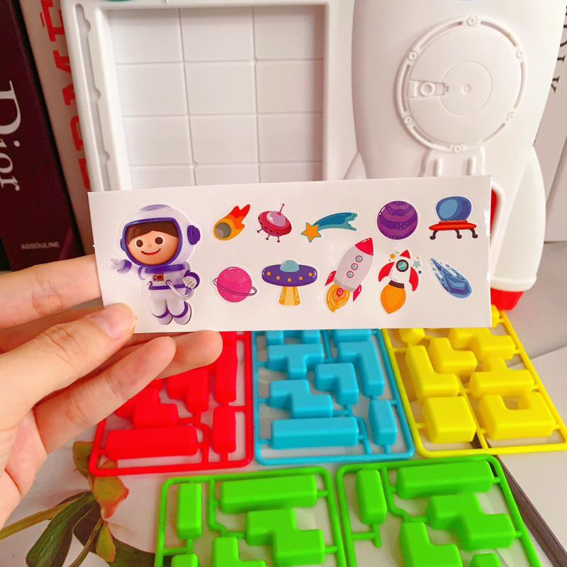 Đồ chơi mô phỏng xếp hình 3D Phi hành gia Autismshop-duoc-ban-tai-Autismshop.vn-Đồ chơi sách học liệu giáo dục đặc biệt