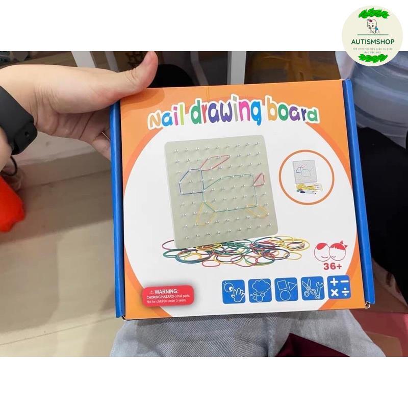 Bộ đinh chun tạo hình vận động tinh montessori Facebook Lân Trịnh-duoc-ban-tai-Autismshop.vn-Đồ chơi sách học liệu giáo dục đặc biệt