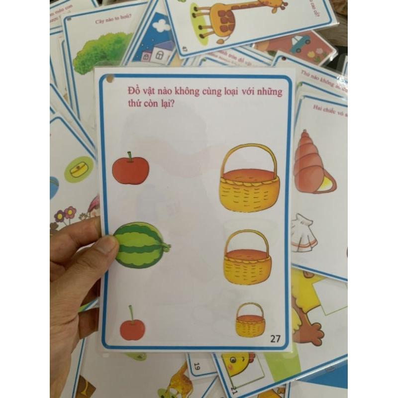 🥰[Yêu thích]❤️ Học liệu 72 câu hỏi phát triển trí tuệ Autismshop-duoc-ban-tai-Autismshop.vn-Đồ chơi sách học liệu giáo dục đặc biệt