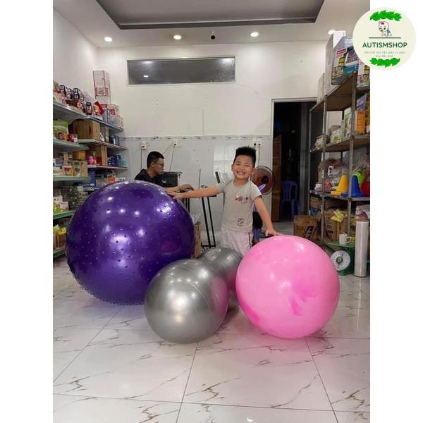 Bóng gai size 65cm và 75cm tập yoga điều hoà cảm giác Facebook Lân Trịnh-duoc-ban-tai-Autismshop.vn-Đồ chơi sách học liệu giáo dục đặc biệt