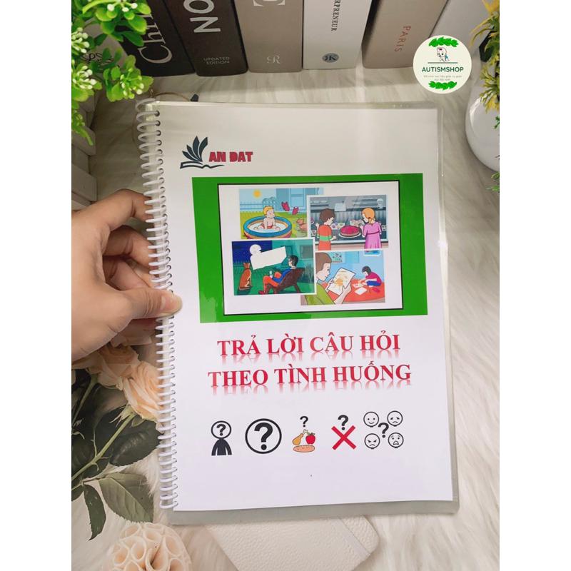 🥰[Yêu thích]Học liệu trả lời câu hỏi theo tình huống-duoc-ban-tai-Autismshop.vn-Đồ chơi sách học liệu giáo dục đặc biệt