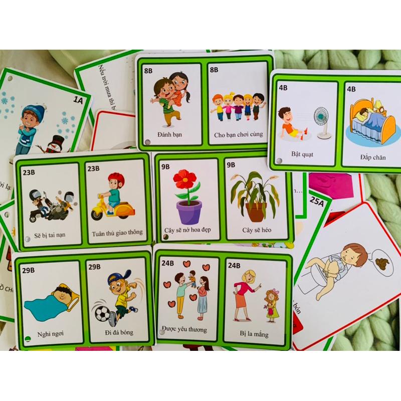 ❤️[Yêu thích]🧰Học liệu câu hỏi nếu thì Autismshop-duoc-ban-tai-Autismshop.vn-Đồ chơi sách học liệu giáo dục đặc biệt