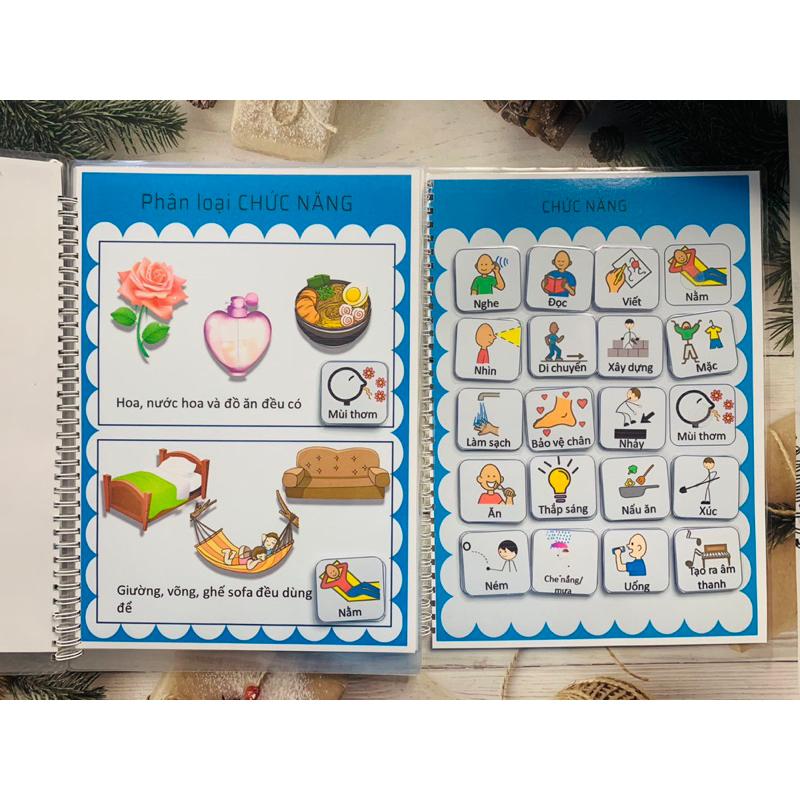 🥰[Yêu thích]Học liệu phân loại đặc tính chức năng Autismshop-duoc-ban-tai-Autismshop.vn-Đồ chơi sách học liệu giáo dục đặc biệt