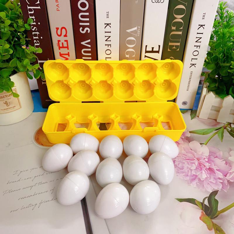 ♥️[Yêu Thích]🍄❤  TRỨNG 🐣MATCHING EGG / SET TRỨNG GHÉP ĐÔI -  Trò chơi matching đầu đời cho bé yêu Autismshop-duoc-ban-tai-Autismshop.vn-Đồ chơi sách học liệu giáo dục đặc biệt