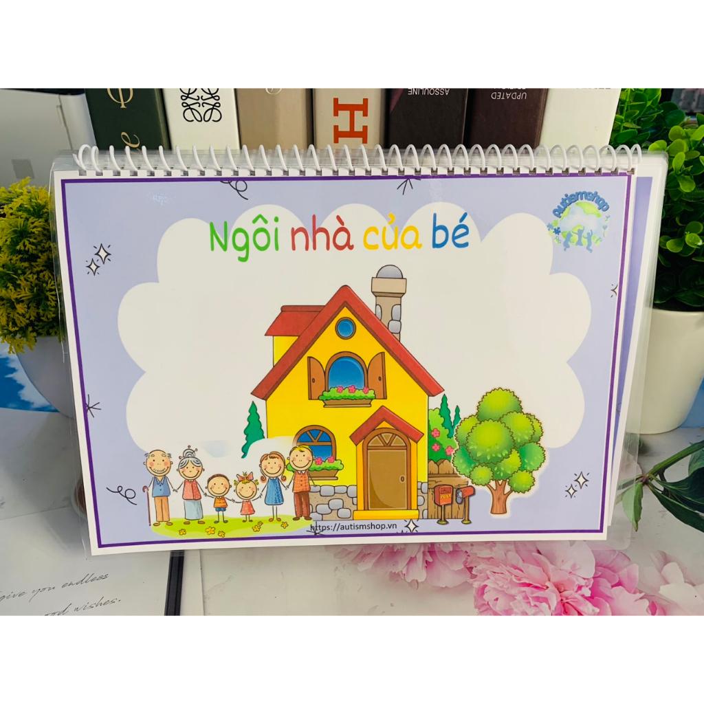 ❤️[Yêu thích]Học liệu bóc dán ngôi nhà của bé 11 chủ đề Autismshop-duoc-ban-tai-Autismshop.vn-Đồ chơi sách học liệu giáo dục đặc biệt