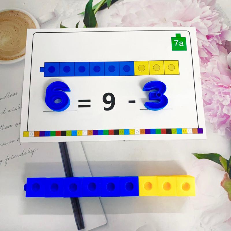 [Yêu thích]❤️Bộ xếp hình học toán Math link cube-Number block Autismshop-duoc-ban-tai-Autismshop.vn-Đồ chơi sách học liệu giáo dục đặc biệt