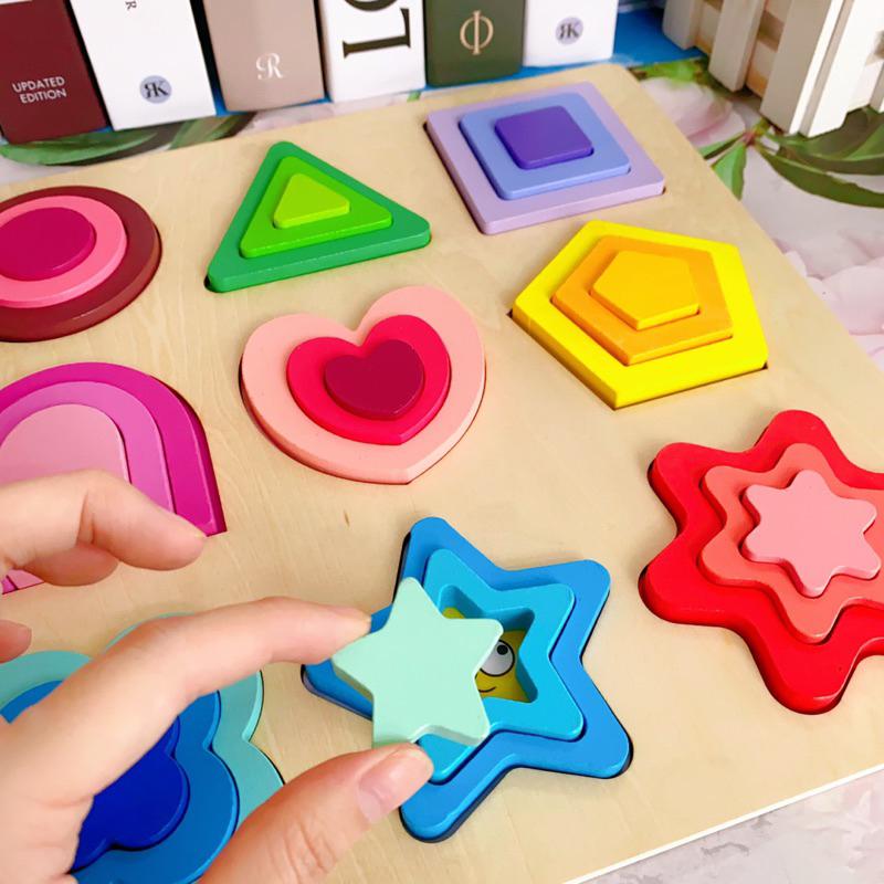 ♥️[Yêu Thích]🍄 Đồ chơi giáo dục bảng lồng hình khối montessori Autismshop-duoc-ban-tai-Autismshop.vn-Đồ chơi sách học liệu giáo dục đặc biệt