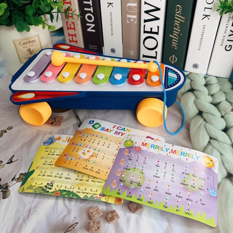 Đồ chơi giáo dục âm  thanh xe kéo đàn Xylophone-duoc-ban-tai-Autismshop.vn-Đồ chơi sách học liệu giáo dục đặc biệt